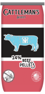 Cattlemans Select 14% Beef Pellets